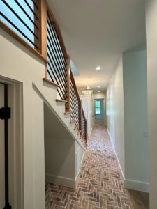 Brick Floor & Stairs to Second Floor