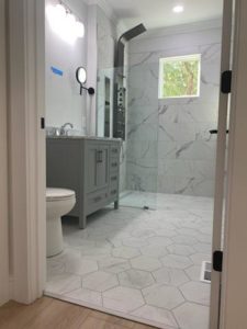 Zero Entry Tile Shower 